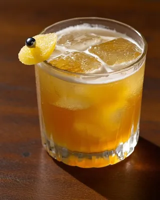 Penicillin in a rocks glass