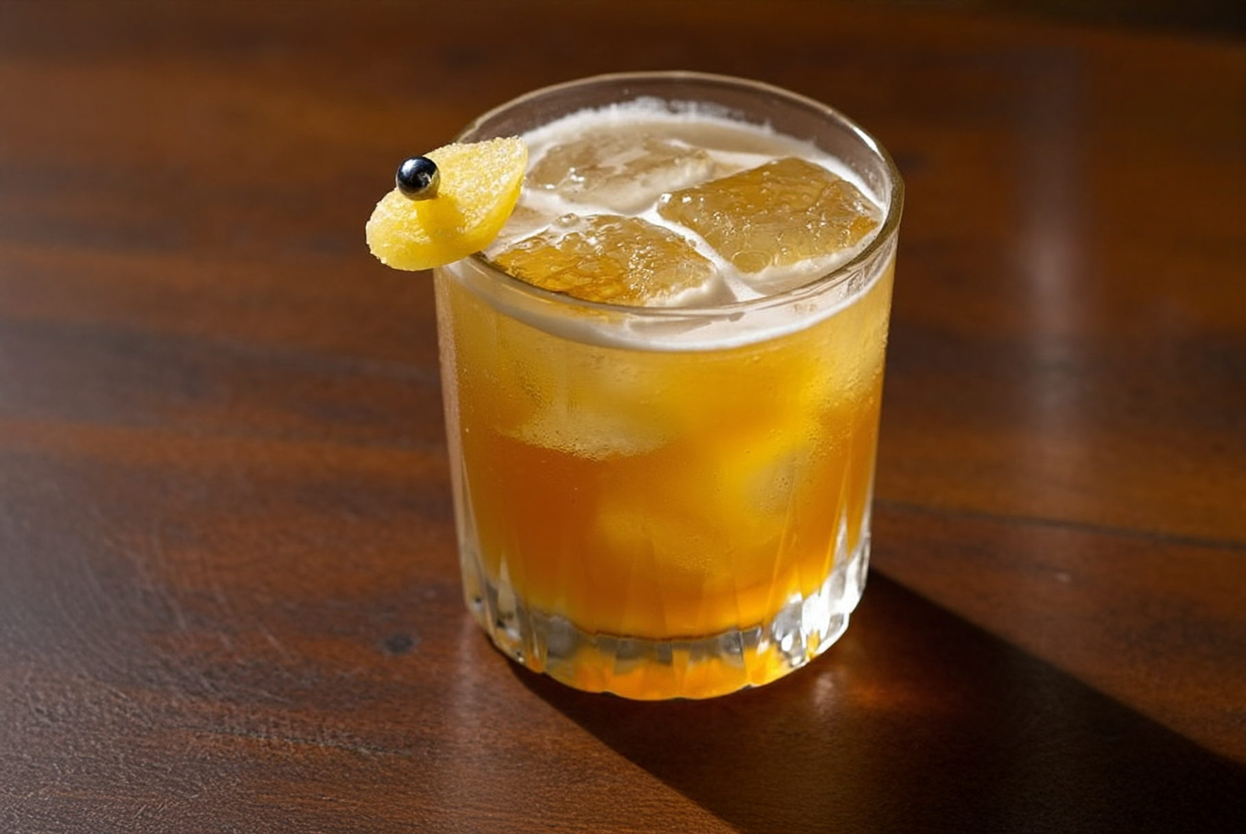 Penicillin in a rocks glass