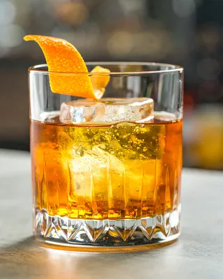 Godfather in a rocks glass