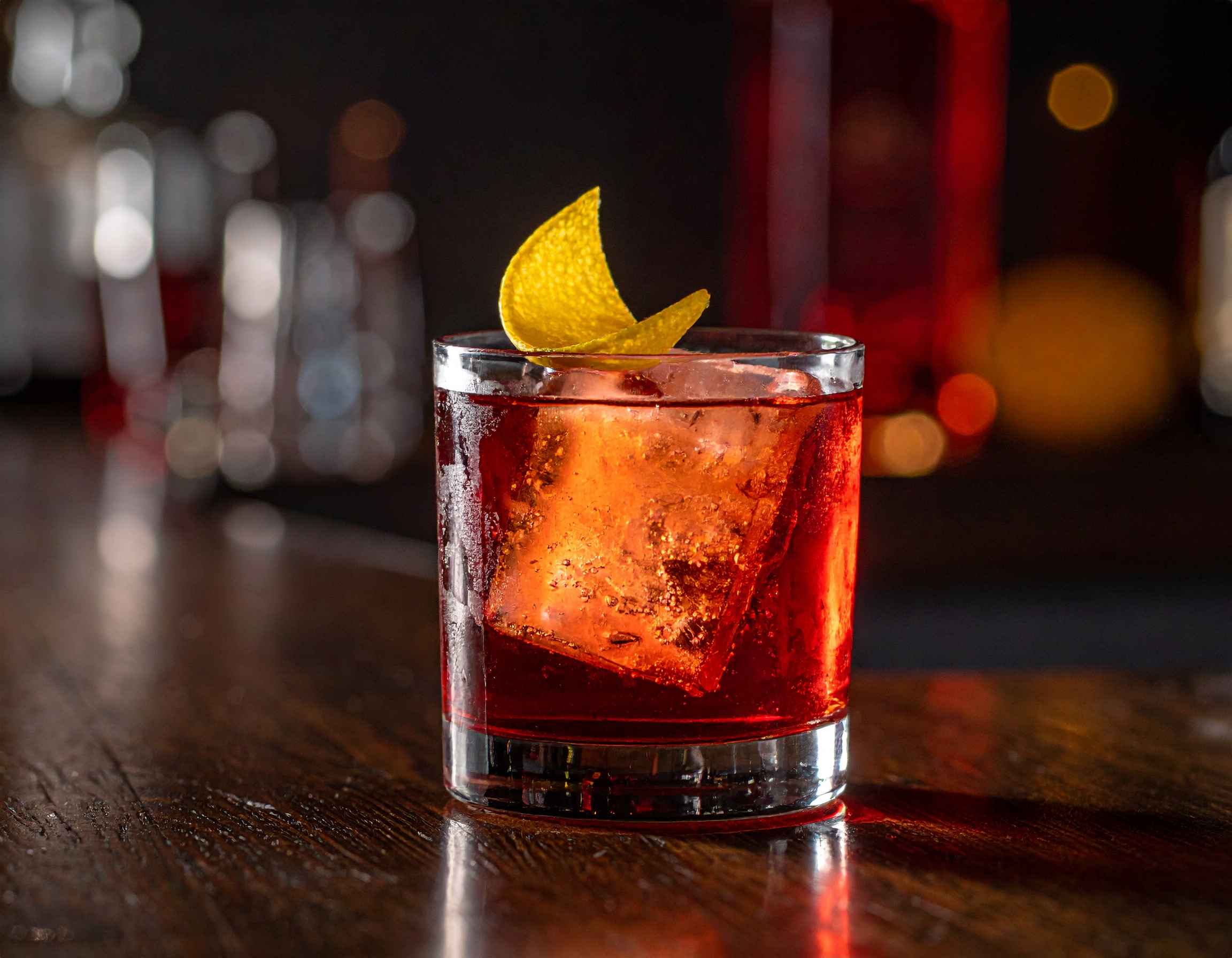 Gloria in a rocks glass