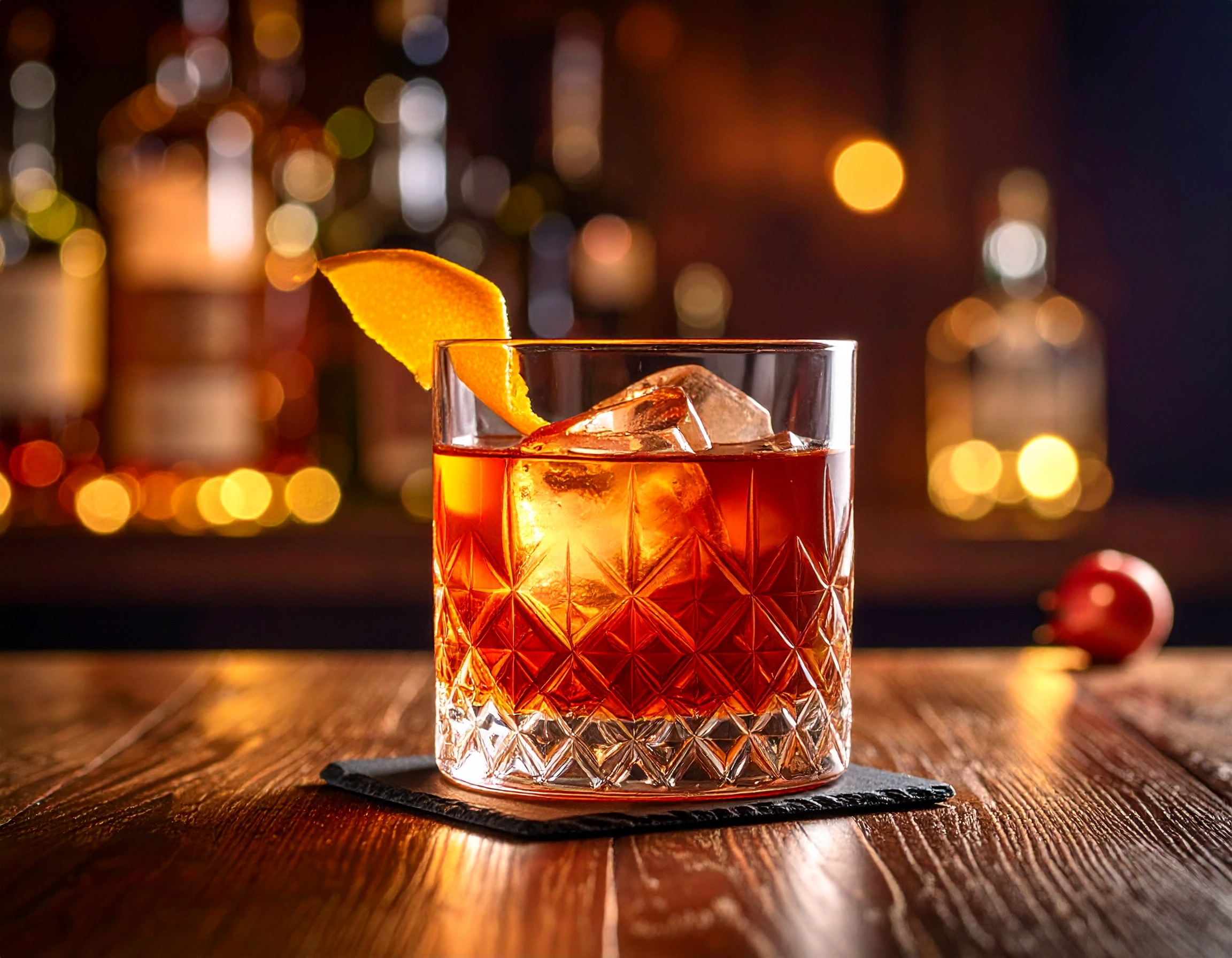 Sazerac in a rocks glass