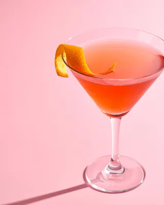 Cosmopolitan in a martini glass