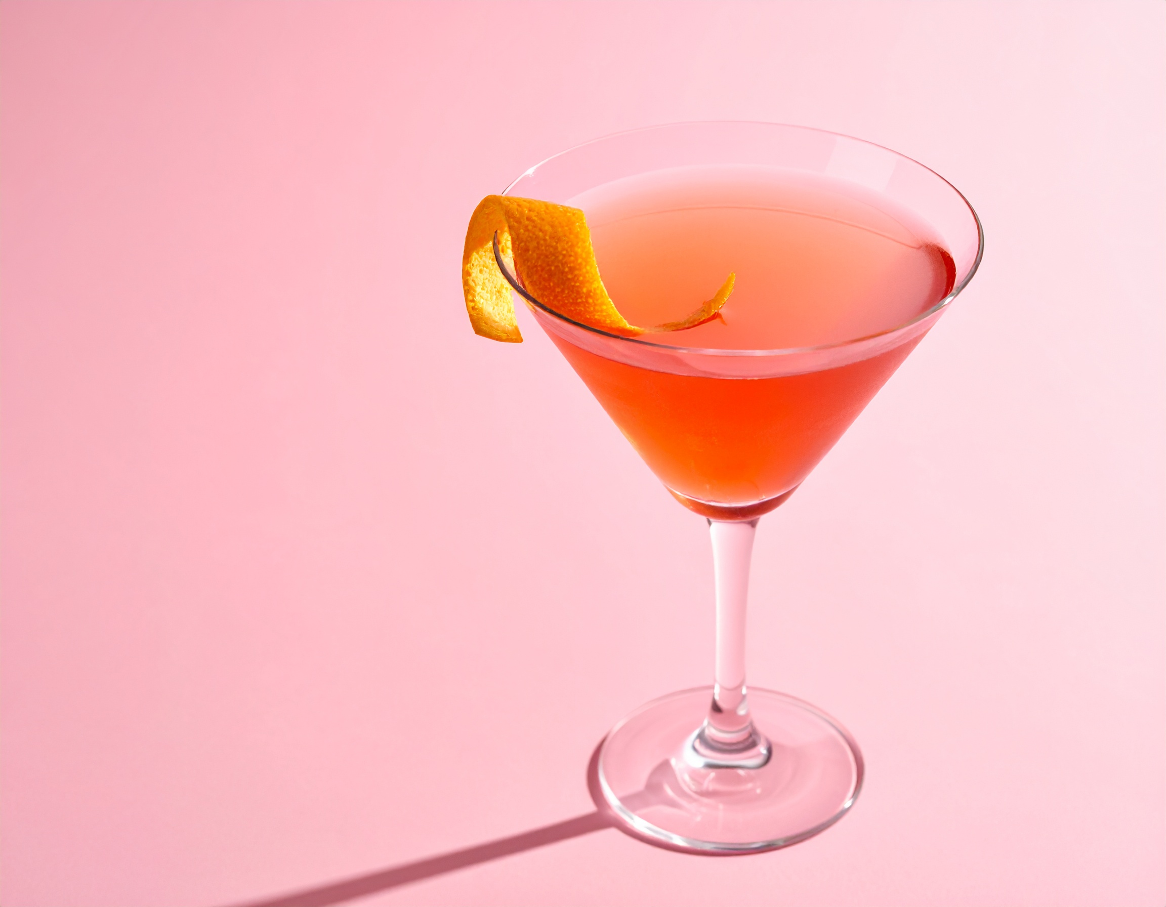 Cosmopolitan in a martini glass