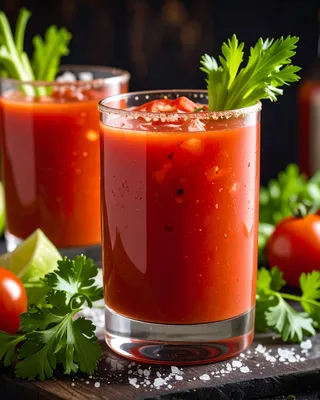 Bloody Mary in a Collins glass