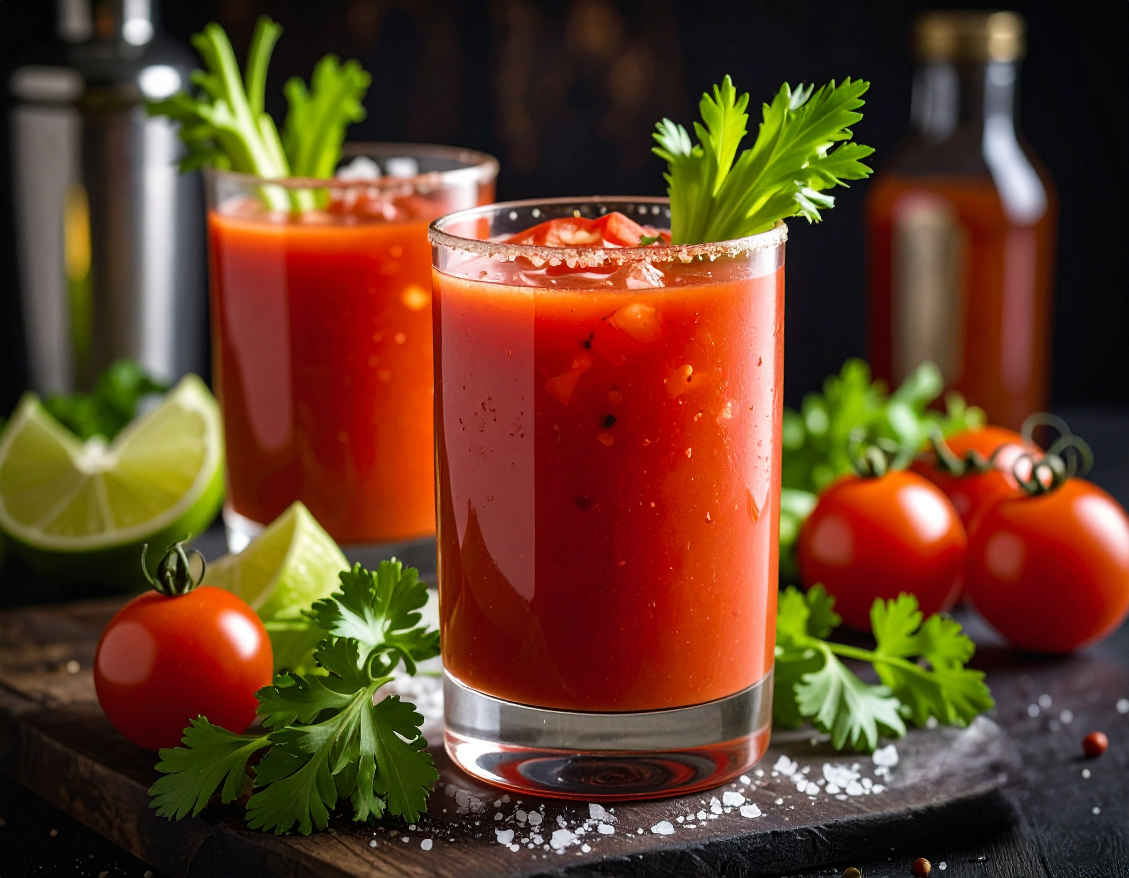 Bloody Mary in a Collins glass