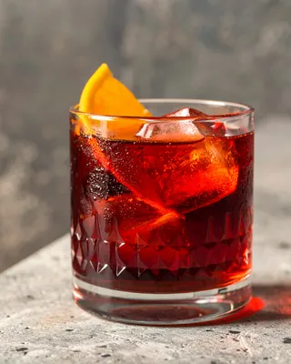 Ferrari (Campari & Fernet Branca) in a rocks glass