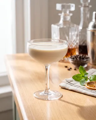 Brandy Alexander in a coupe