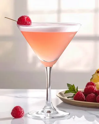 French Martini in a martini glass