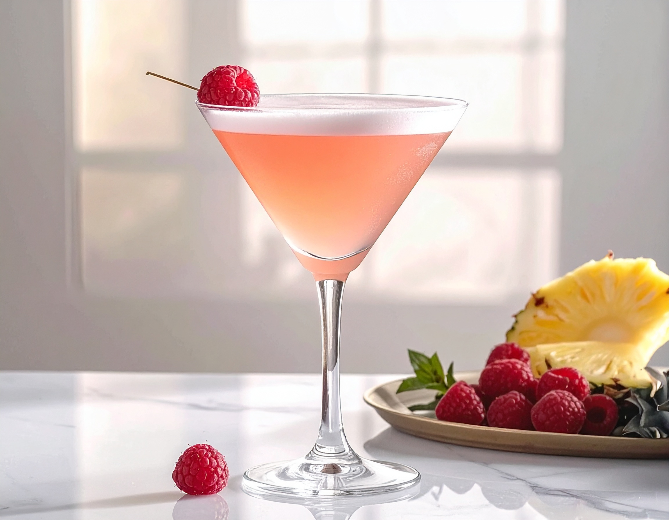 French Martini in a martini glass