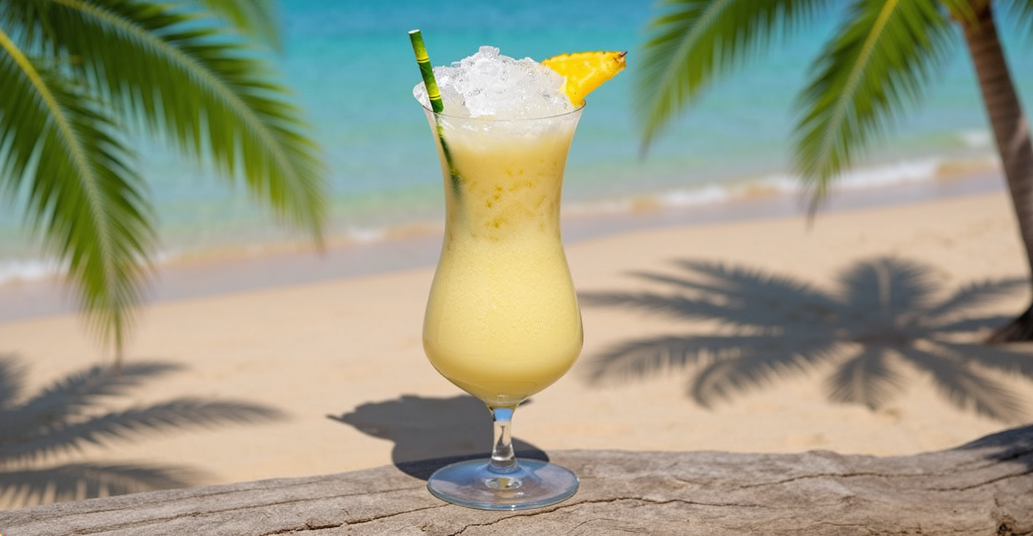 Painkiller in a hurricane glass