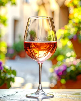 Kir in a wine glass