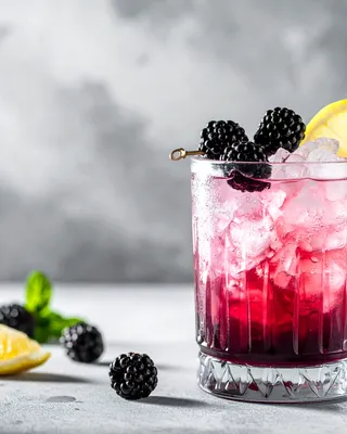 Bramble in a rocks glass