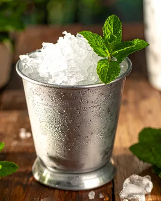 Mint Julep in a julep cup