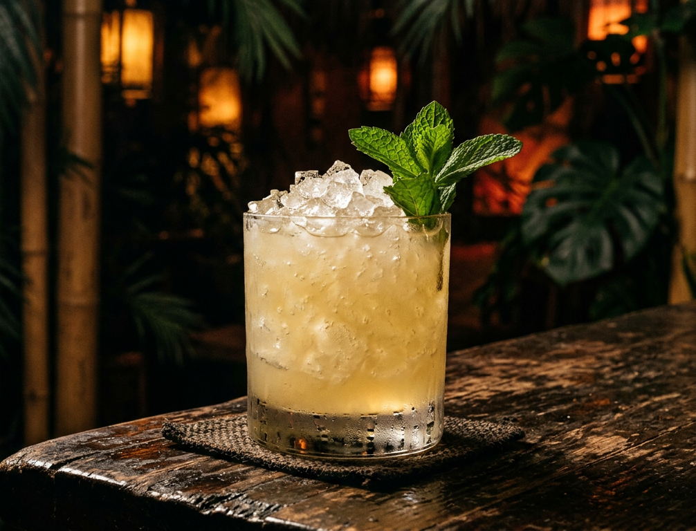 Jet Pilot in a double old fashioned glass
