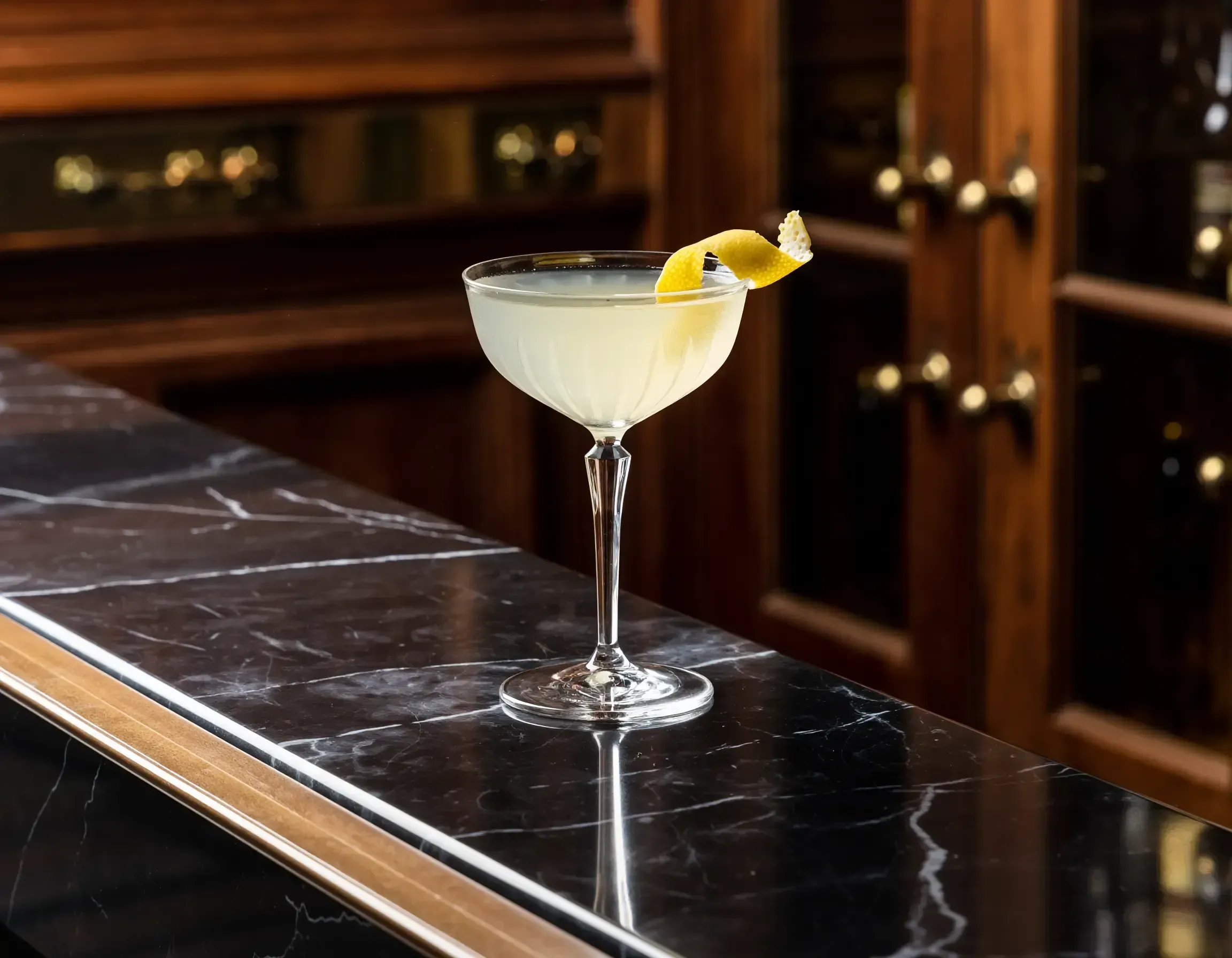 Corpse Reviver #2 in a coupe