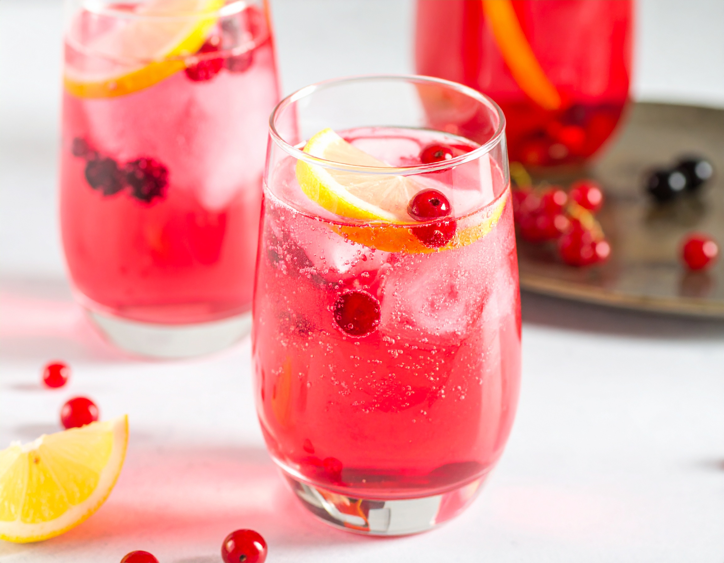 Russian Spring Punch in a highball glass