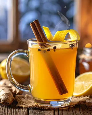 Hot Whisky Toddy in a toddy glass