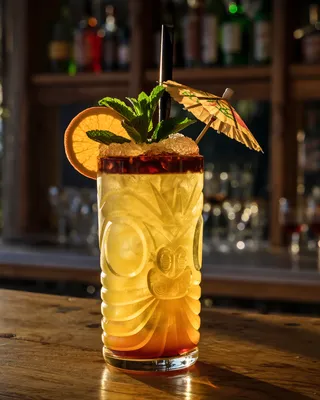 Fog Cutter in a tiki mug