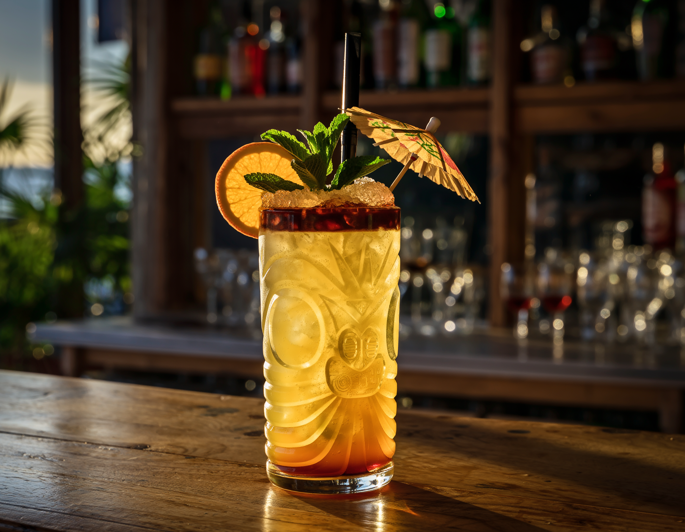 Fog Cutter in a tiki mug