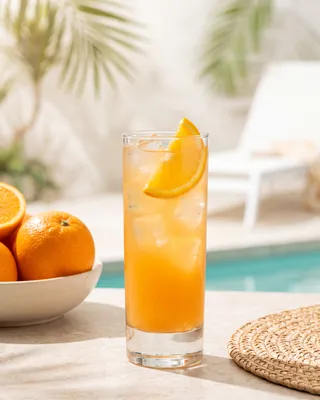 San Francisco in a highball glass with orange